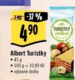 Oplatky Turistky Albert