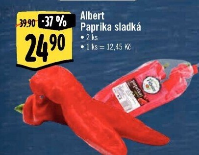 Paprika červená Albert
