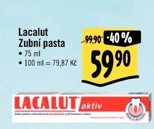 Pasty na zuby Lacalut