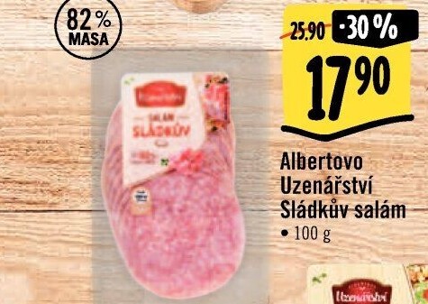 Sládkův salám Albertovo uzenářství