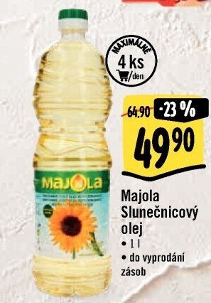 Slunečnicový olej Majola