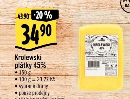 Sýr Krolewski Albert