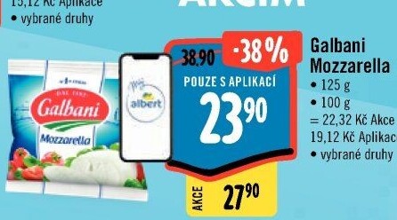 Sýr Mozzarella Galbani