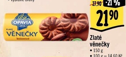 Věnečky Zlaté Opavia
