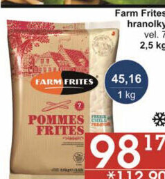 Hranolky mražené Farm Frites