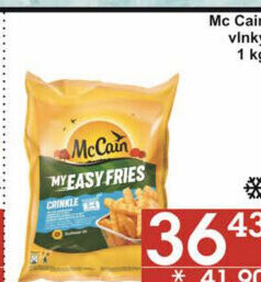Hranolky vlnky mražené Crinkle My Easy Fries McCain