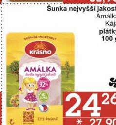 Šunka Amálka nejvyšší jakosti Krásno