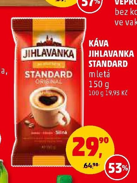Káva Jihlavanka Standard 150g