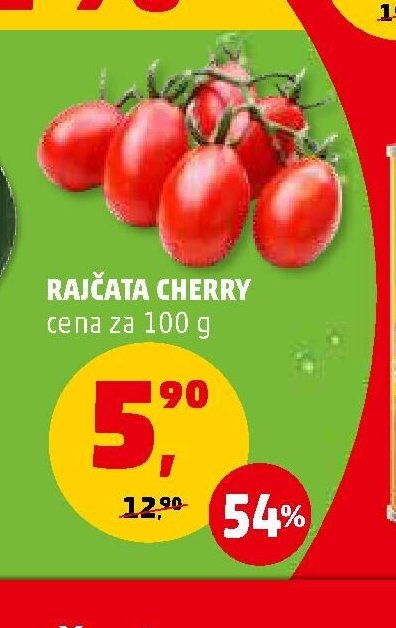 Rajčata cherry 100g