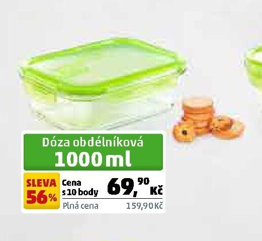 Dóza obdélníková 1000 ml