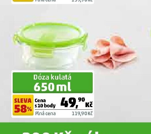Dóza kulatá 650 ml