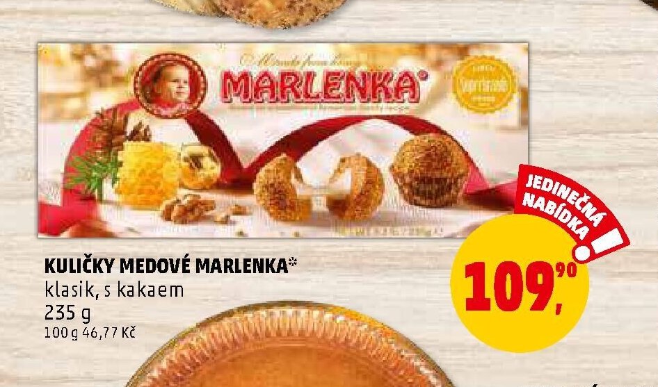 KULIČKY MEDOVÉ MARLENKA