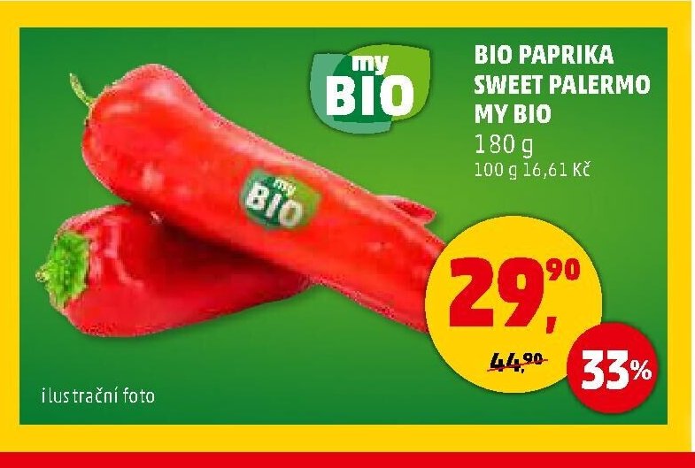 Bio paprika Sweet Palermo my bio