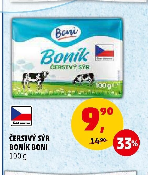 ČERSTVÝ SÝR BONÍK BONI 100 g