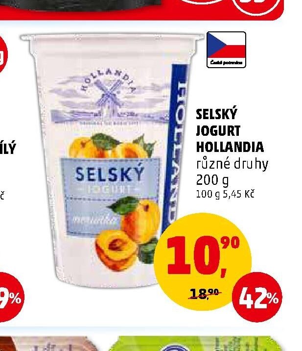 Selský jogurt Hollandia