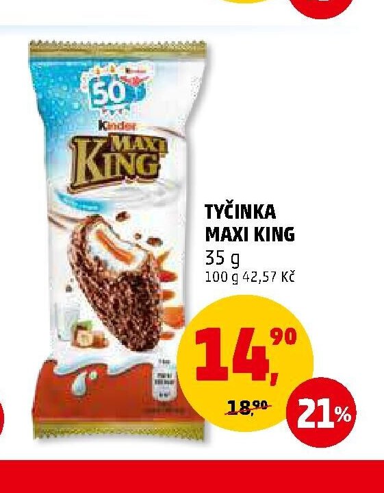 Tyčinka Maxi King