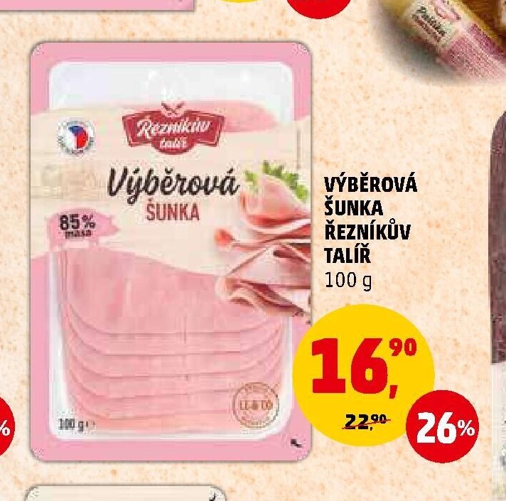 Výběrová šunka Řezníkův talíř