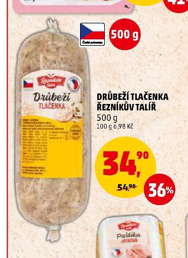 Drůbeží tlačenka Řezníkův talíř