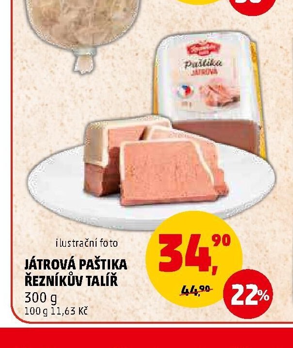 Játrová paštika Řezníkův talíř