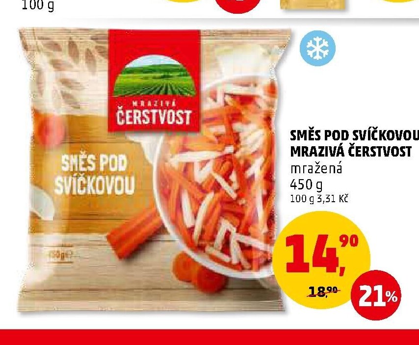 Směs pod svíčkovou mražená čerstvost