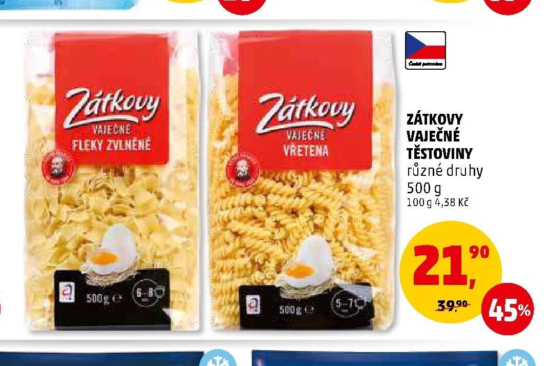 Zátkovy vaječné těstoviny