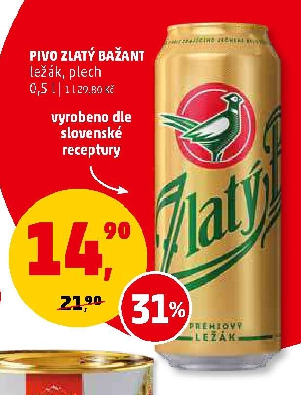 PIVO ZLATÝ BAŽANT
