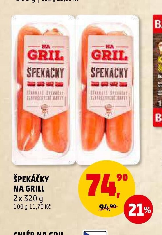 Špekáčky na grill