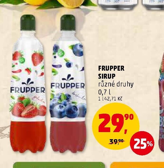Frupper sirup