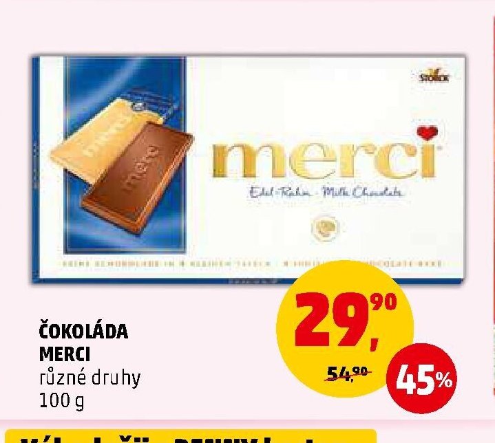 ČOKOLÁDA MERCI