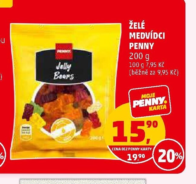 ŽELÉ MEDVÍDCI PENNY