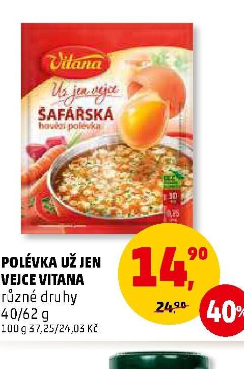 POLÉVKA UŽ JEN VEJCE VITANA