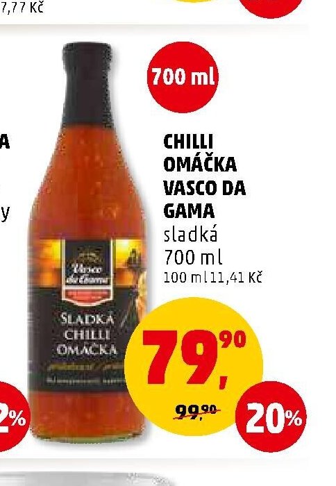 CHILLI OMÁČKA VASCO DA GAMA