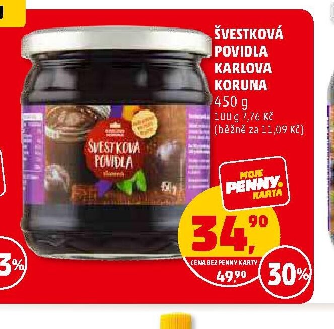ŠVESTKOVÁ POVIDLA KARLOVA KORUNA