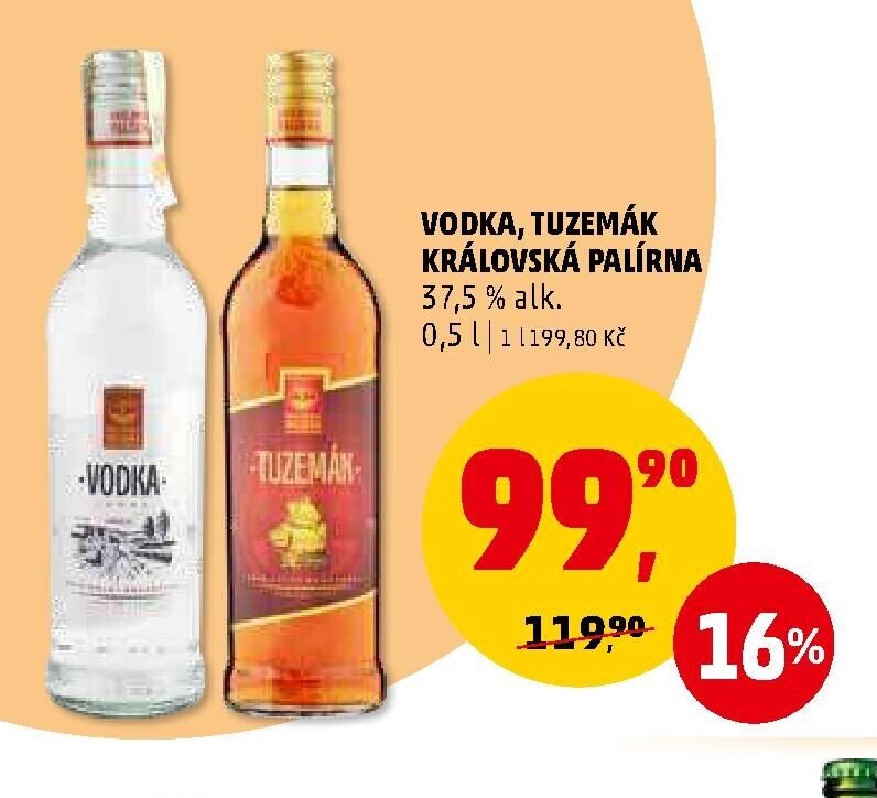 Vodka, Tuzemák Královská palírna