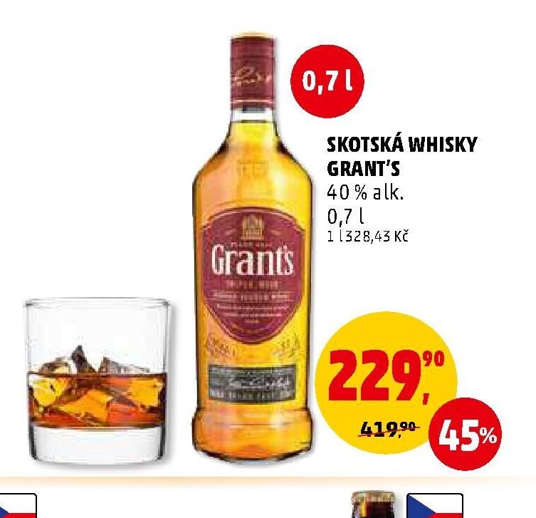Skotská whisky Grant's