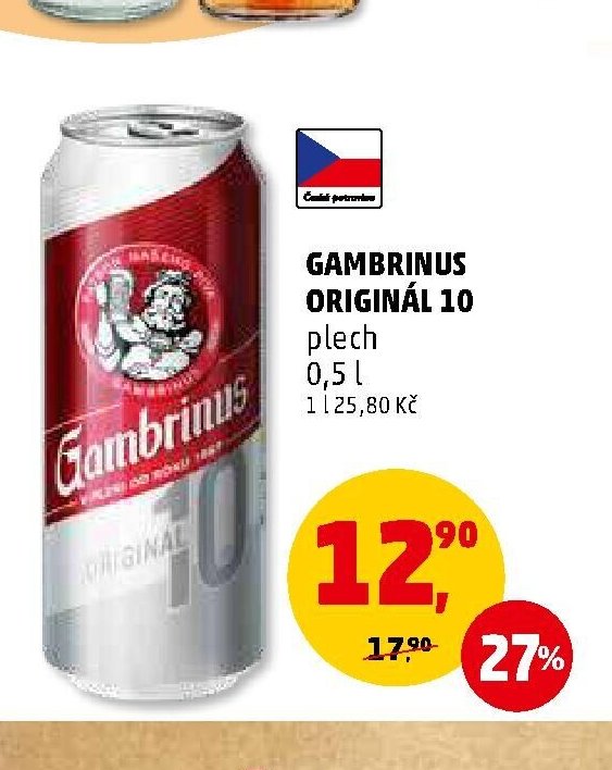 Gambrinus Originál 10