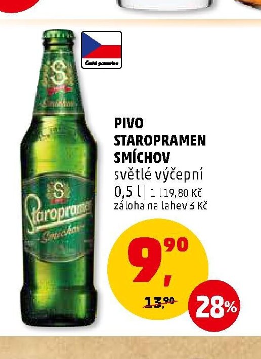 Pivo Staropramen Smíchov