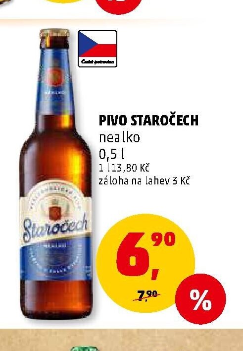 Pivo Staročech nealko