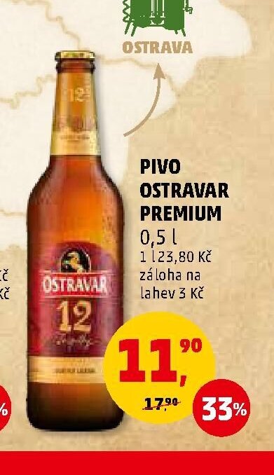 Pivo Ostravar Premium