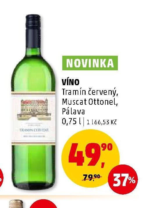 VÍNO Tramín červený, Muscat Ottonel, Pálava