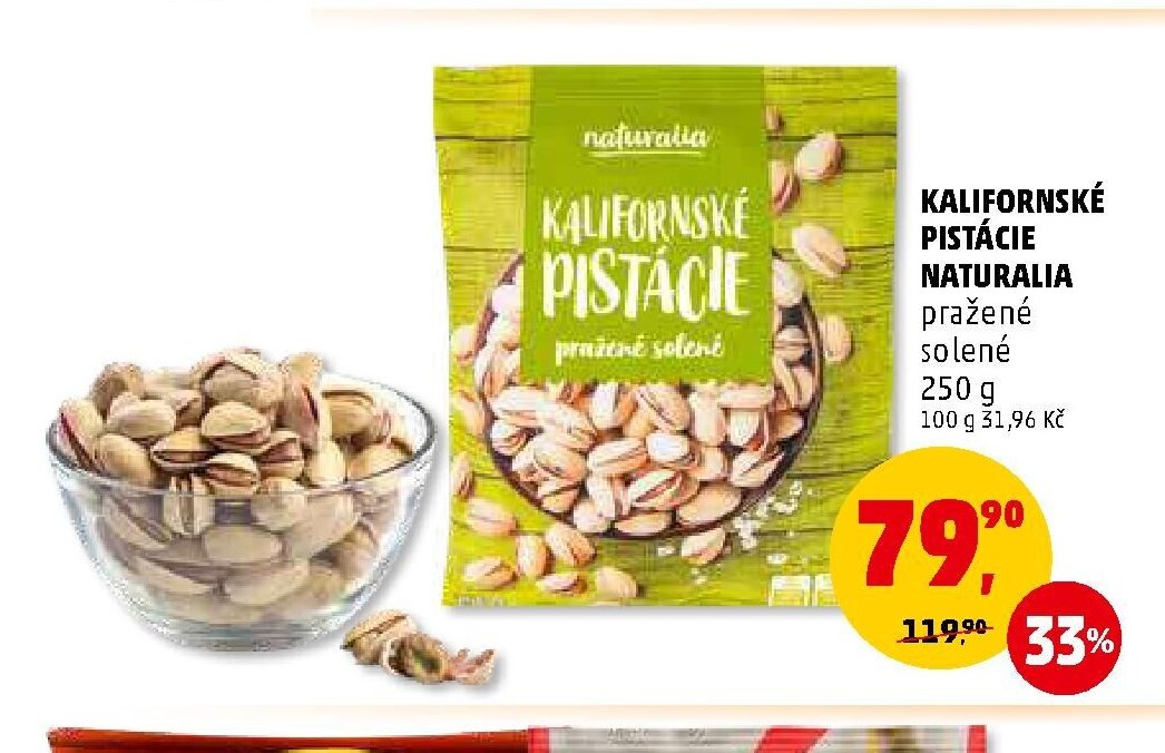 KALIFORNSKÉ PISTÁCIE NATURALIA