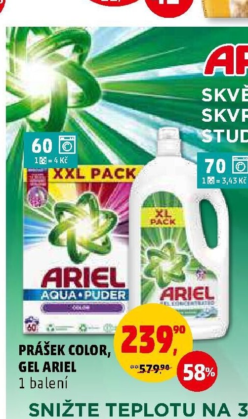PRÁŠEK COLOR, GEL ARIEL