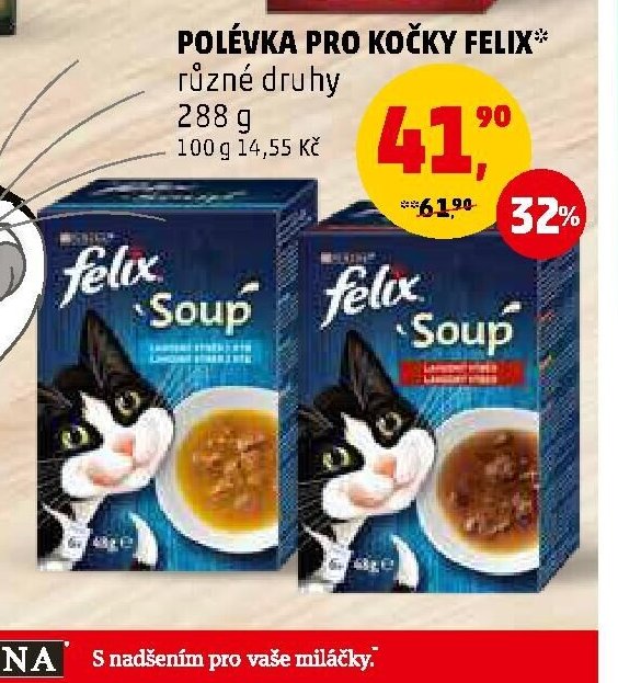 POLÉVKA PRO KOČKY FELIX