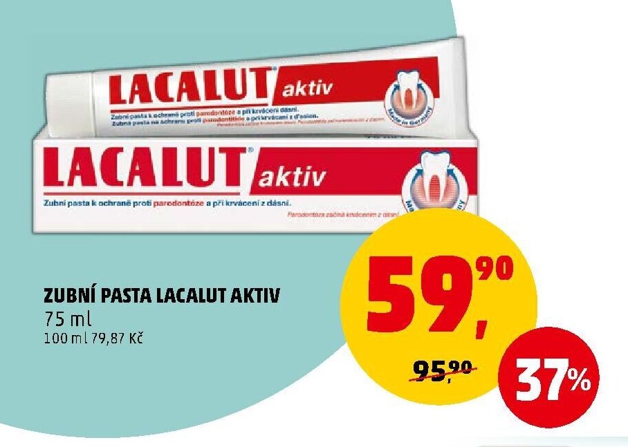 Zubní pasta Lacalut aktiv