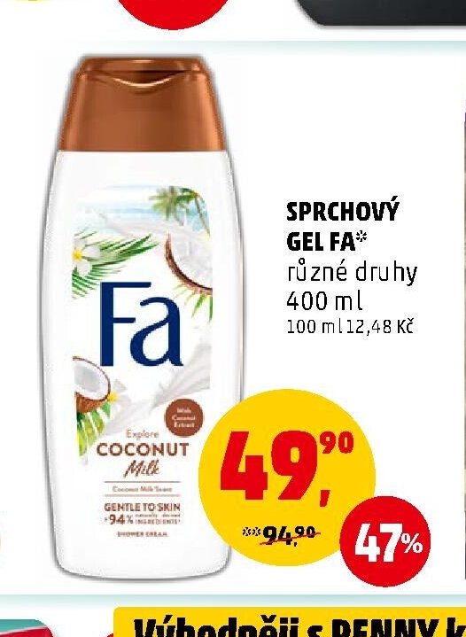 Sprchový gel Fa