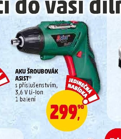 AKU ŠROUBOVÁK ASIST