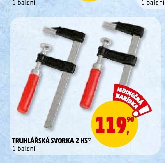 TRUHLÁŘSKÁ SVORKA 2 KS