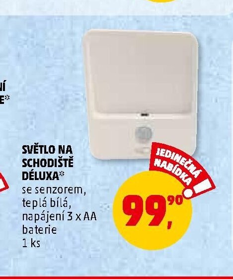 SVĚTLO NA SCHODIŠTĚ DÉLUXA