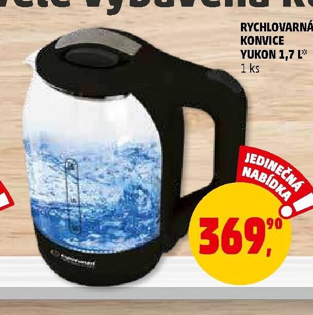 RYCHLOVARNÁ KONVICE YUKON 1,7 L