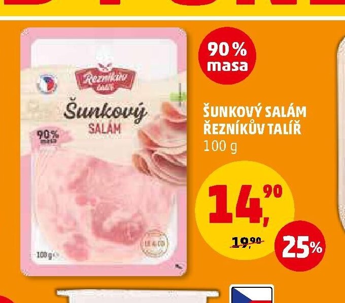 ŠUNKOVÝ SALÁM ŘEZNÍKŮV TALÍŘ